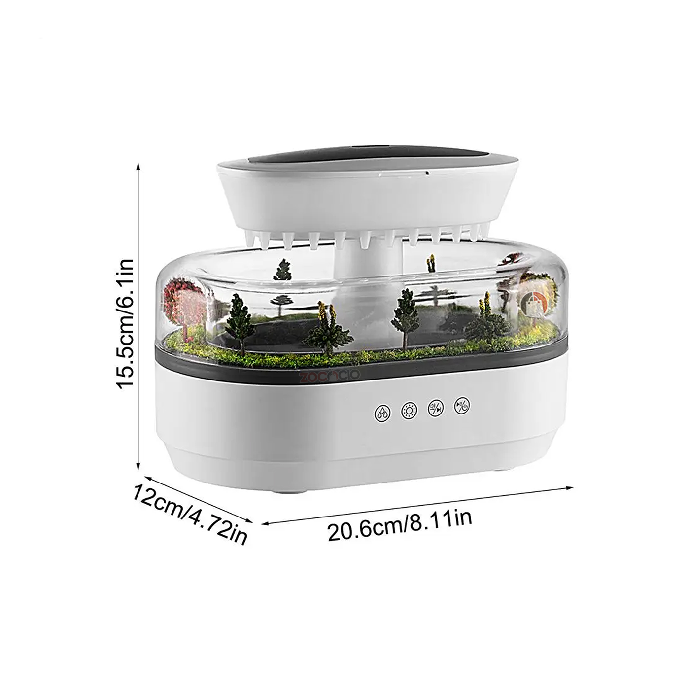 Miniatura 3 de Humidificador De Aroma Micro Paisaje Dif